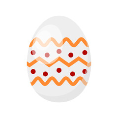 Decorative patterned colorful easter eggs icons vector illustration perfect for holiday easter