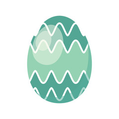 Decorative patterned colorful easter eggs icons vector illustration perfect for holiday easter