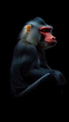 Obraz premium Mandrill Portrait.