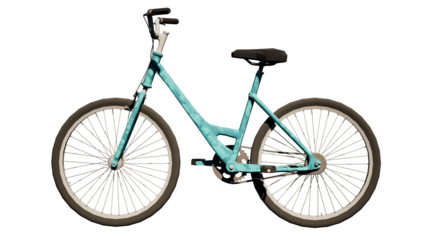 bicycle isolated on white background