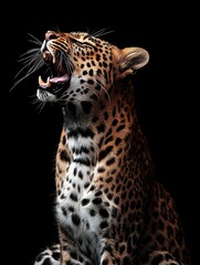 Obraz premium Leopard Roar.