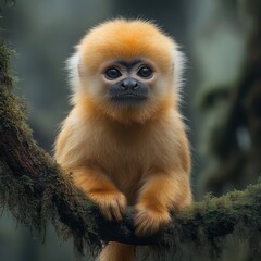 Obraz premium Golden Monkey Portrait.