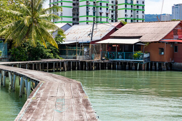 Piers of Georgetown, Penang, Malaysia
