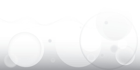 Abstract  white and gray color, modern design stripes background with geometric round shape. Vector illustration.