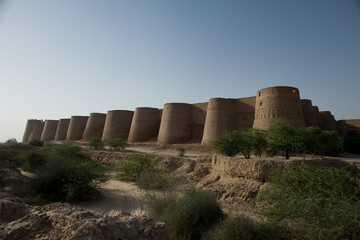 DERAWAR FORT, PAKISTAN , Clay bricks fort