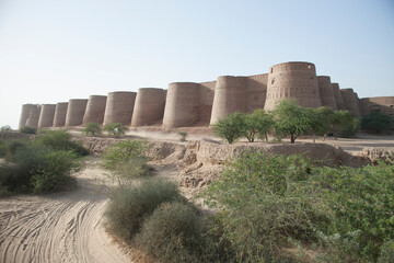 DERAWAR FORT, PAKISTAN , Clay bricks fort