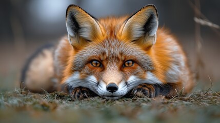 Obraz premium Red Fox Close-up.