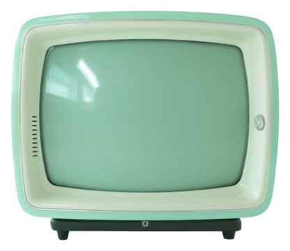 PNG Retro Mint Green TV electronics television hardware.