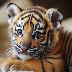 Obraz premium Baby Tiger Cub.