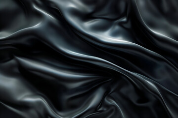 Obraz premium black silk fabric background