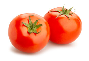 tomato path isolated on white