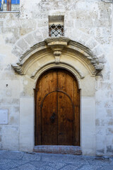 Fototapeta premium Front door in Matera, Puglia, Italy