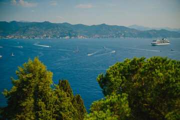 Fototapeta premium Sea view from the mountain