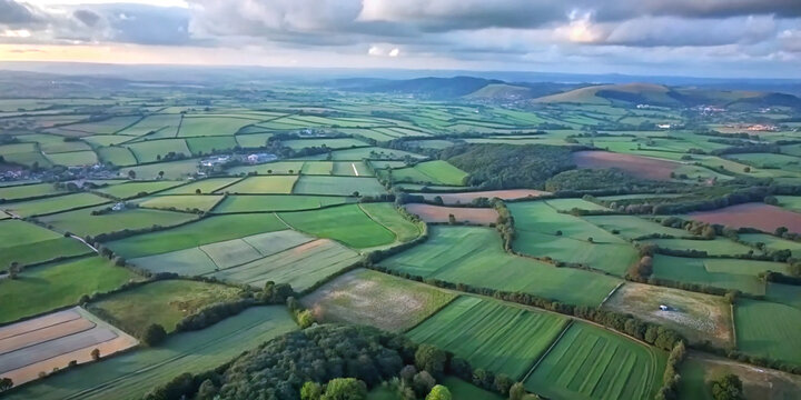 aerial view of landscapelandscape, view, nature, field, sky, countryside, panorama, river, summer, panoramic, clouds, village, green, country, agriculture, rural, trees, hill, grass, valley, farm, mea