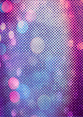 Naklejka premium Purple bokeh vertical background for Banner, Poster, ad, celebration, event and various design works