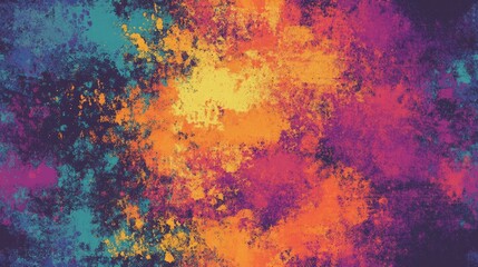 Fototapeta premium Multicolored seamless grunge pattern