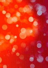 Red bokeh vertical background for Banner, Poster, ad, celebration, event and various design works