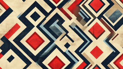 Vintage seamless geometric design