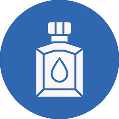 Aftershave glyph circle icon
