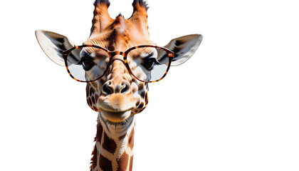  olated white background aring portrait png giraffe sunglasses giraffe animal sunglasses africa african portrait head face safari zoo nature wild wildlife cool goggles wearing funny spot tall neck