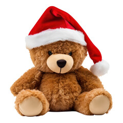 PNG Teddy bear christmas plush brown.