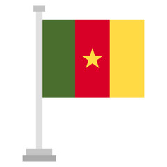 Vector Icon for Cameroon, country, national, flag, world flag