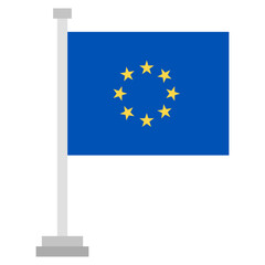 Vector Icon for European Union, country, national, flag, world flag