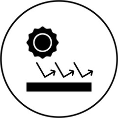 Specular reflection Icon