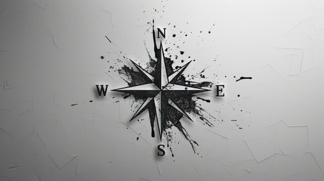 Compass Logo vector style 
