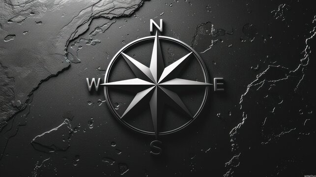 Compass Logo vector style 