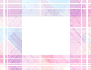 Abstract Pastel Geometric Background with Frame