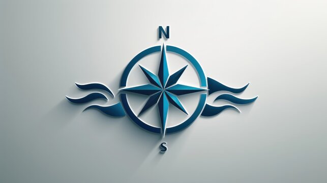 Compass Logo vector style 