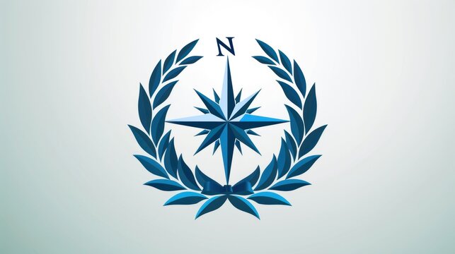 Compass Logo vector style 