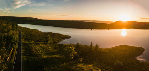 sunset over Loch Thom