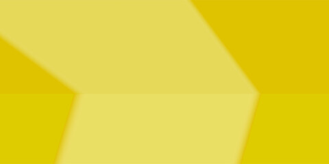 Background Yellow Wall Studio Room with Light, Shadow on Table Top, White Backdrop for Spring, Summer product presentation simple