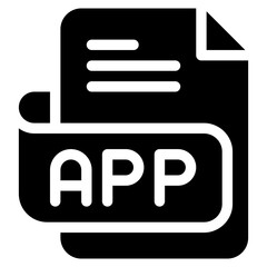 Vector Icon app, file type, file format, file extension, document