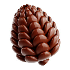 3D illustration of pinecone for celebrate fall. Celebrate fall. Autumn elements