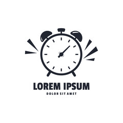 Simple Vector Alarm Clock Illustration