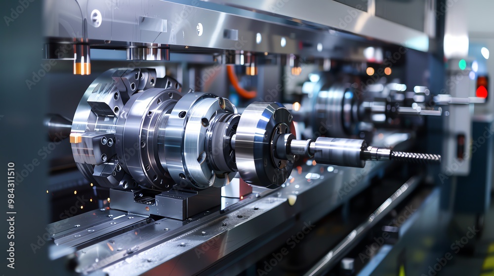 Wall mural cnc machine in an automated manufacturing line