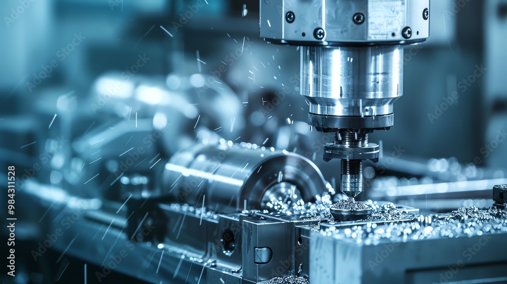 Wall mural cnc machine in an automated manufacturing line