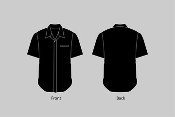 Black Shirt Design Template
