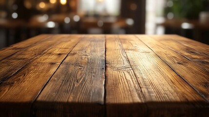 USA style background  empty wooden table for display montages : Generative AI
