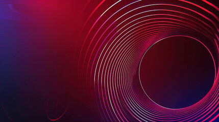 Red futuristic abstract seamless pattern background