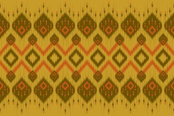 seamless patterns ethnic oriental iKat pattern traditional design for background backdrop carpet wallpaper clothing batik fabric tribal textile vector illustration embroidery style