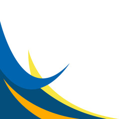 Modern Business Wave Corner