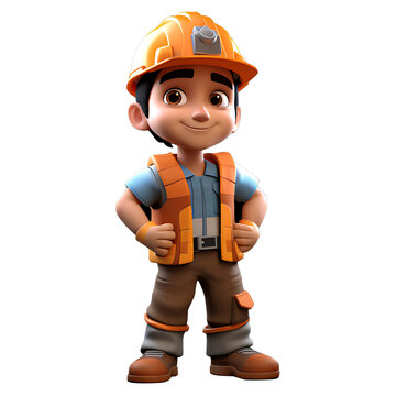 Construction 3D character