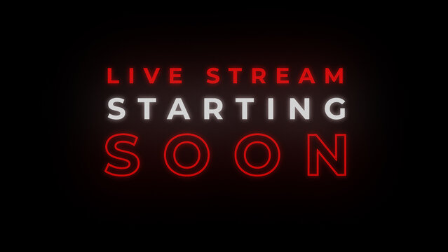 LIVE STREAM starting soon ! 
