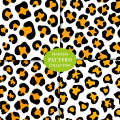 beautiful Leopard skin Seamless Pattern Background