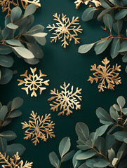 Christmas and New Year-themed graphic background