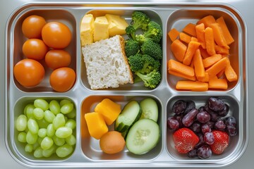 top view of a hospital food tray, post surgery diet